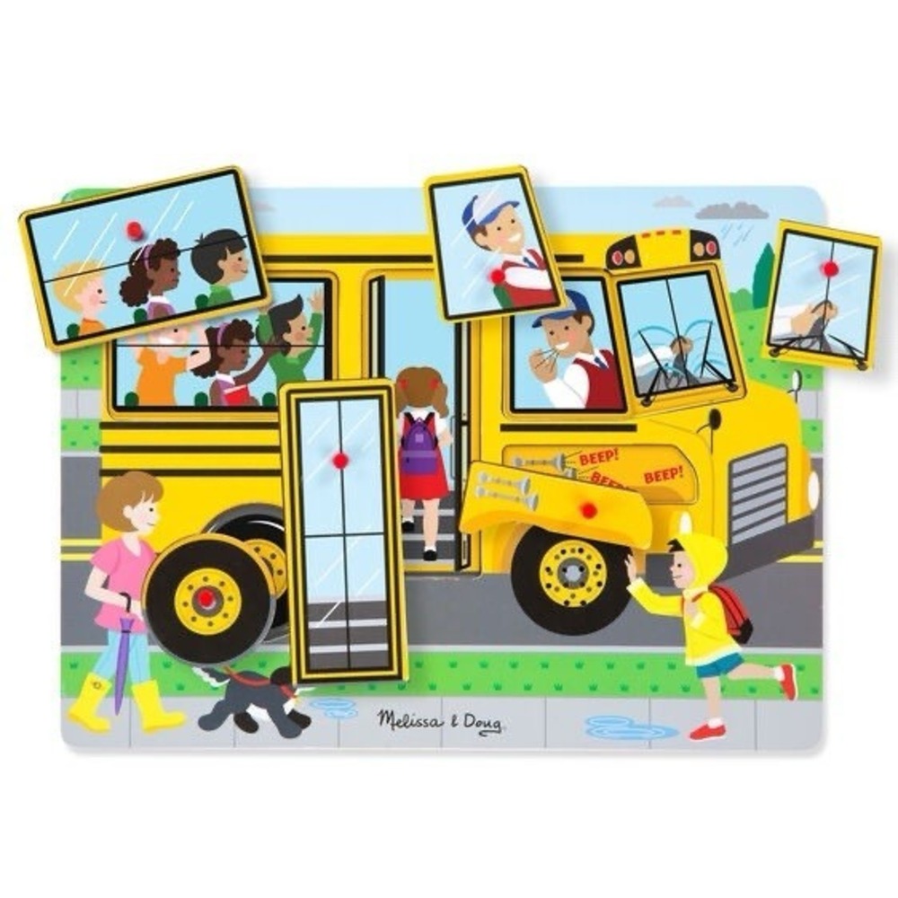 Melissa & Doug The Wheels on the‎ Bus Song Puzzle - 6 Pieces NEW